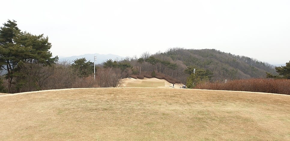 세종코스 8번홀 파3 전경